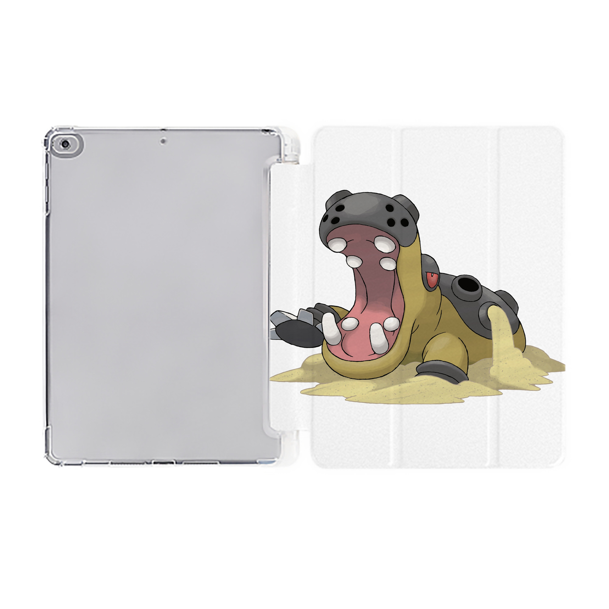 （画像用） ポケットモンスター Pokémon IPad ケース ペン収納付き 三つ折りスタンド PUレザー×シリコン 対応機種9.5/10.5/10.9インチ